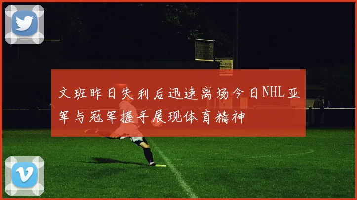 文班昨日失利后迅速离场今日NHL亚军与冠军握手展现体育精神